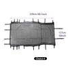 Sunshade Full Mesh Shade Top Anti-UV Leateher Top Cover for Jeep Wrangler JL 2018 Up  4-Door Version Provide UV Protection Car Accessories