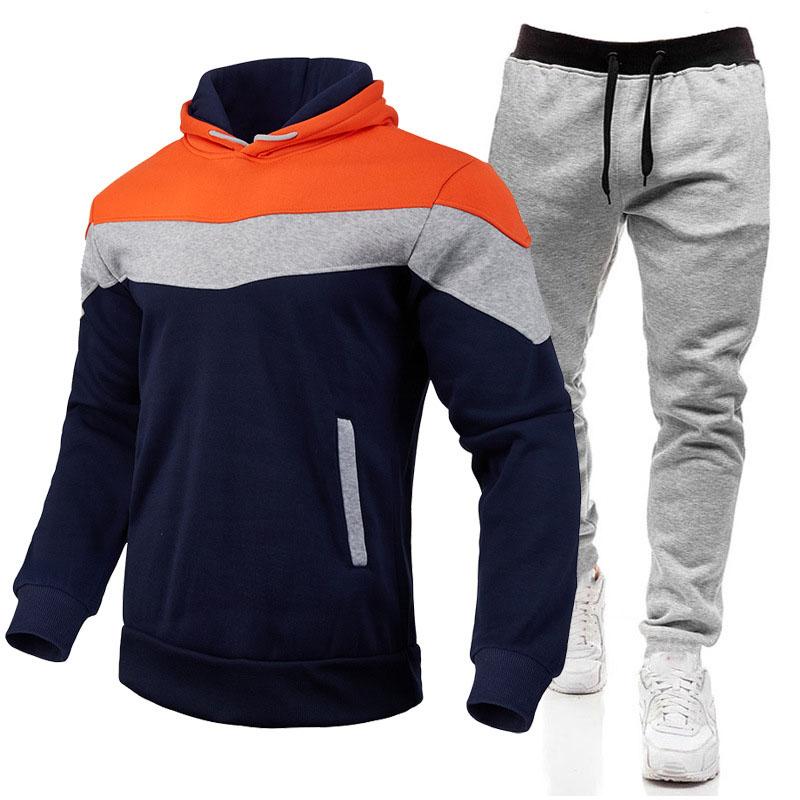 Men's Clothing Casual Sweatshirt Set Sweatshirts Men Hoodies Sports Tracksuit Jogging
