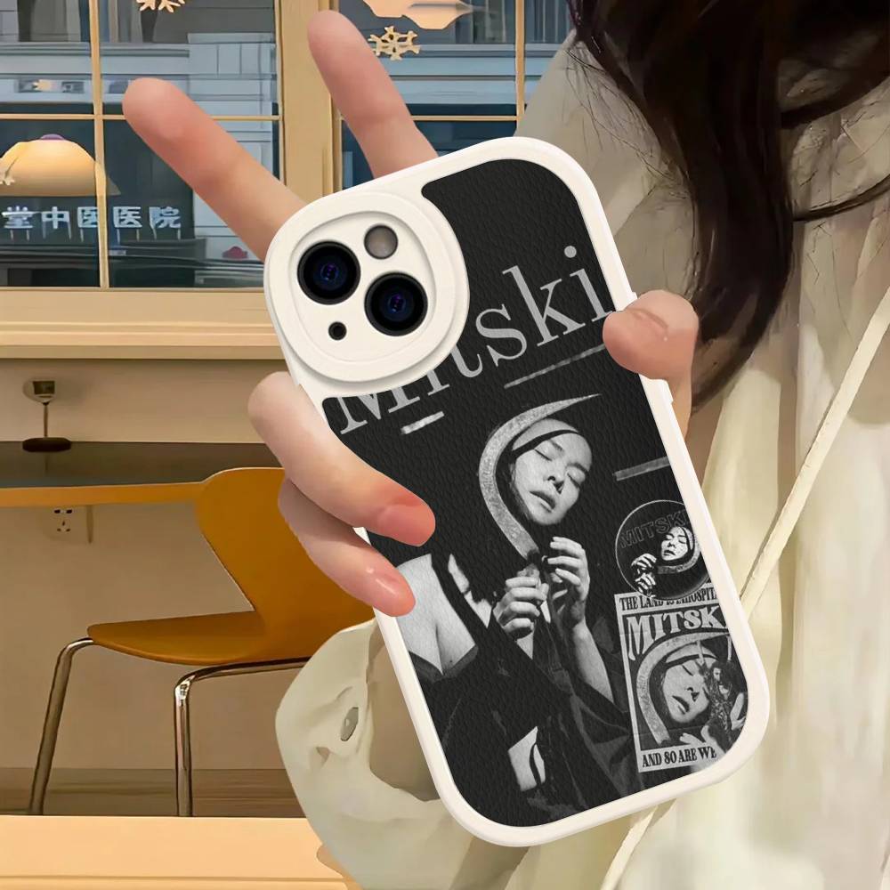 Popular Singer M-Mitski Phone Cover For IPhone 11 12 13 14 15 16 Pro Max Mini Plus Soft Leather Case