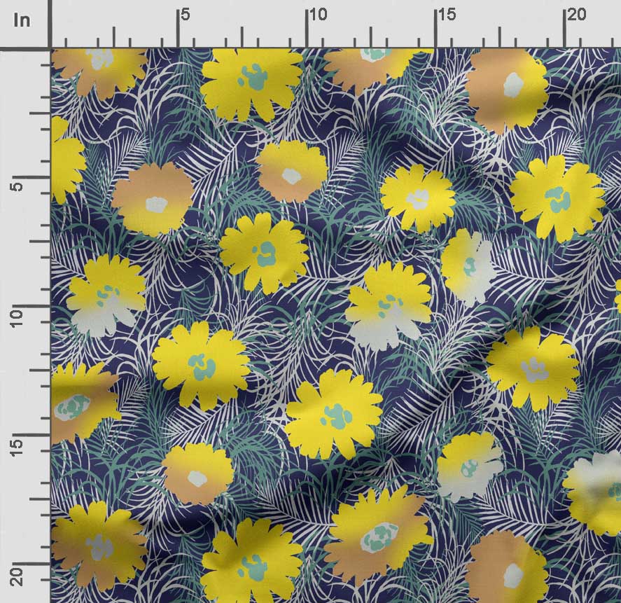 Soimoi Floral Print,  Cotton Cambric, Quilting Fabric Sold by The Yard 42 Inch Wide, Medium Weight Cotton Fabric,