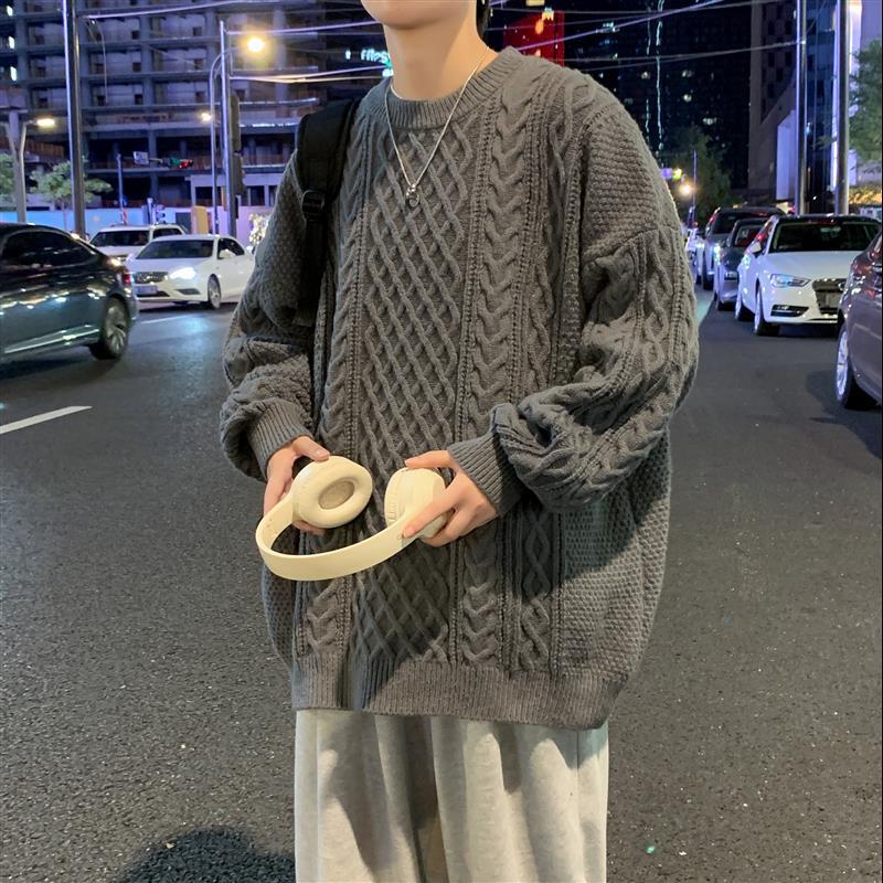 Hot Sale, Popular, New Casual Crew Neck Sweater In Autumn and Winter, Bottom Knitted Sweater, Large Size Loose Sweater.