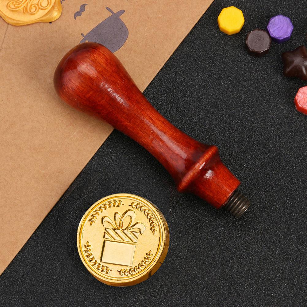 DIY Wax Grain Seal Head Multipurpose Enamel Seal Head Ornamental Wax Seal Stamp Head Envelope Decorative for Wedding Invitations
