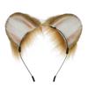Handmade Plush Animal Ear Headband Cosplay Anime Convention Cute Squirrel Hamster Hair Accessory Unisex