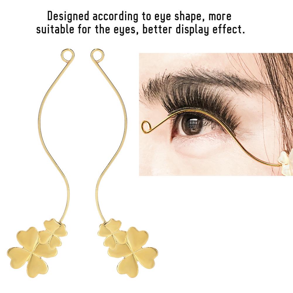 2Pcs Magnet Grafting Eyelashes Auxiliary Tool Metal False Lashes Extension Display Holder