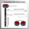 WomanTraction Chain Backhandcuff Bra Clip Kits  Handcuff Restraint Nipple Clamps Sex Toy Set SM Slave Cosplay Collar Leash