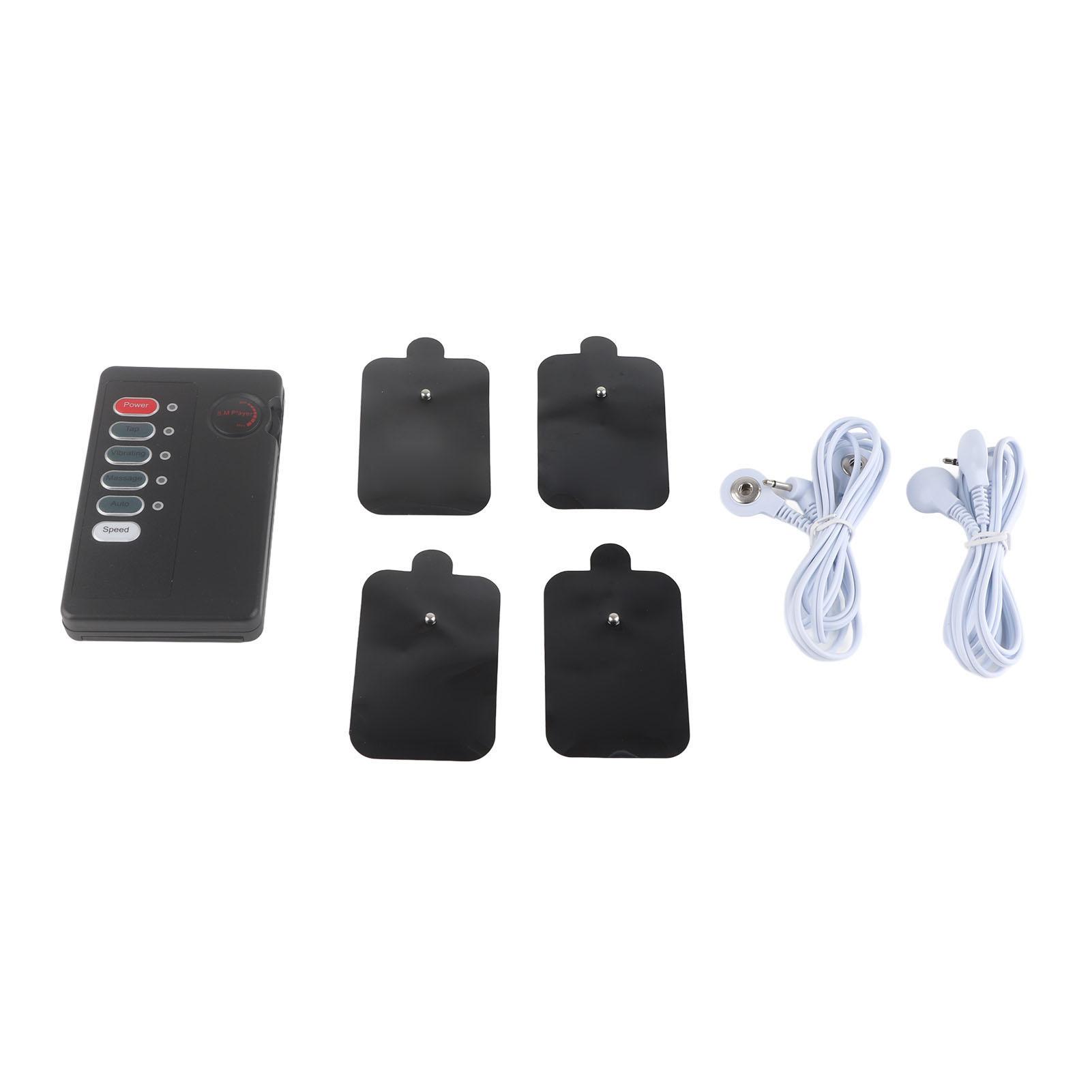 

Pulse Massager Reusable Electric Unit Muscle Stimulator with Replacement Pads for Pain Reducing