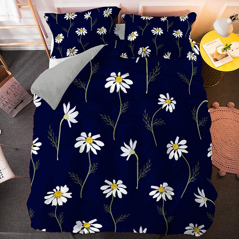 Цветочный узор пододеяльник комплект наволочек постельное белье комплекты Twin/Queen/King — фото 14