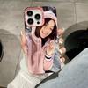 Oana Gergory Mobile Phone Case for iPhone 17 16 15 14 13 12 11 X XR XS 8 7 Air Pro Max Plus Translucent Pink Colorful Cover