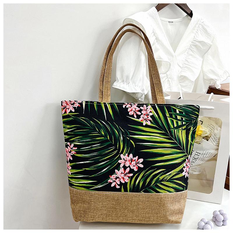 Summer Beach Holiday Shopping Handbag Travel Shoulder Print Pattern Unisex