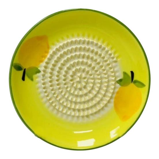 Ceramic Ginger Grater Plate, Manual Garlic Mincer Dish, Multifunctional Masher for Food, Kitchen Grinding Bowl for Ginger Garlic Puree