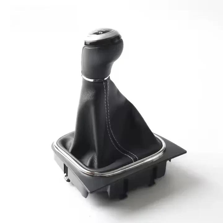 For VW Golf 5 Golf 6 A5 MK5 MK6 GTI GTD R32 Scirocco MT 5 6 Speed Gear Shift Knob Boot Cover Gaiter Boot Leather Cover Case