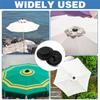 2Pcs Patio Umbrella Tip Caps Replacement Part Outdoor Cantilever Umbrella Top Screw Cap For Pole Handle