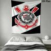 Corinthians Paulista Wandteppich Ästhetisches Wandbehang Gedruckter Stoffdecke Dekorative Wandteppiche für Schlafzimmer Wohnzimmer Heimdekoration