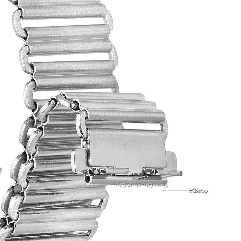 Correa de Acero Inoxidable de 20 mm y 22 mm para Pulsera Bonklip Hombres Mujeres Correa Metálica Vintage Correa de Liberación Rápida Universal
