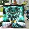 Arte Fantasia Lupo Morbido Peluche Divano Letto Lancio Cartone Animato Picnic Coperte Moderna Coperta di Flanella Stampata Copriletto Regalo