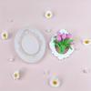2 pezzi cornice per foto bouquet stampo in silicone cioccolato flip decorazione torta stampo da forno fai da te cornice per foto aroma gesso gocciolamento decorazione regalo stampo