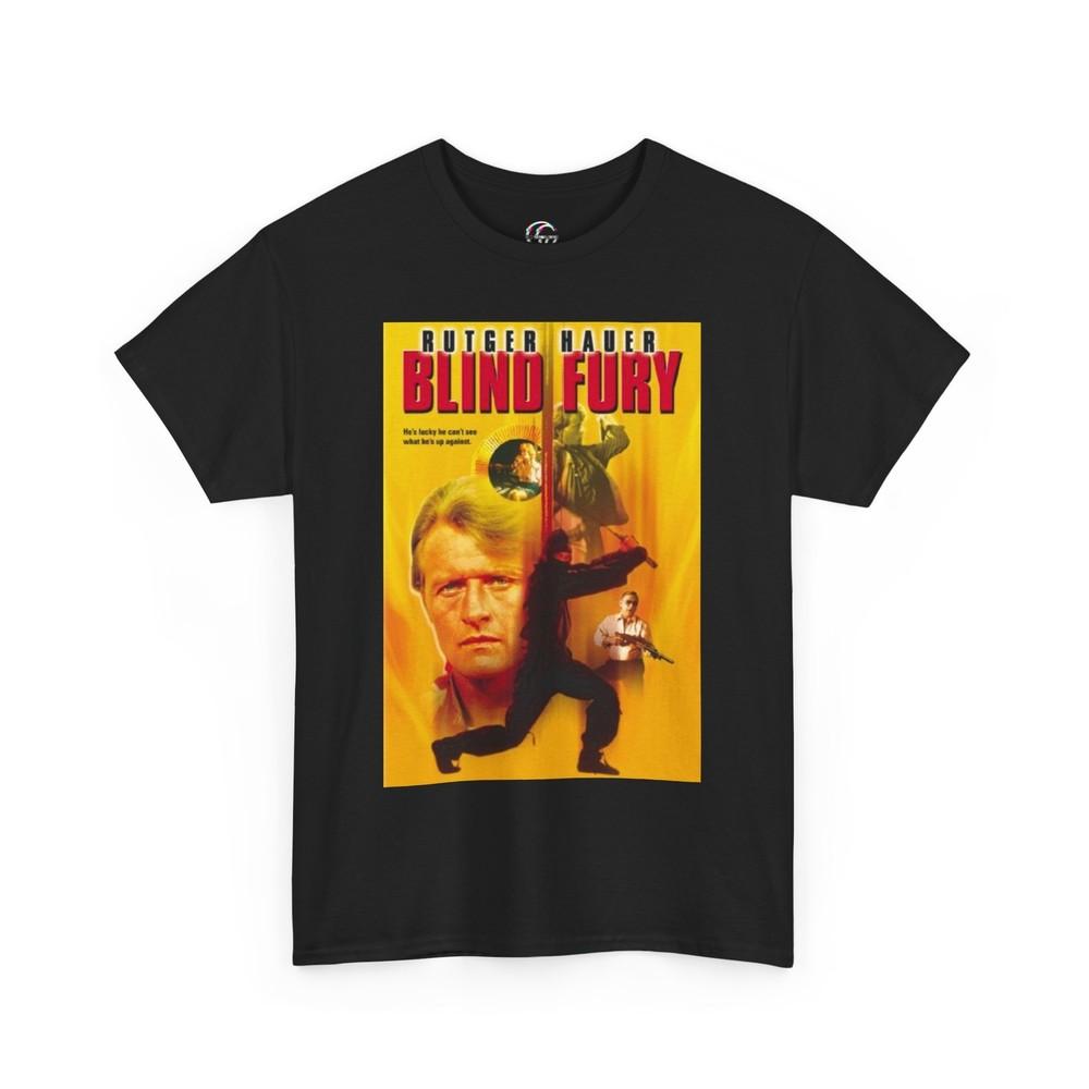 

Blind Fury Movie Poster Vintage TShirt For Men amp; Women 80s Retro Action Tee Unisex T-Shirt S
