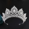 Meier Bridal Crown Hair Accessories, Pageant Headband Alloy Hair Crown, Atmospheric Wedding Dress Accessories Wedding