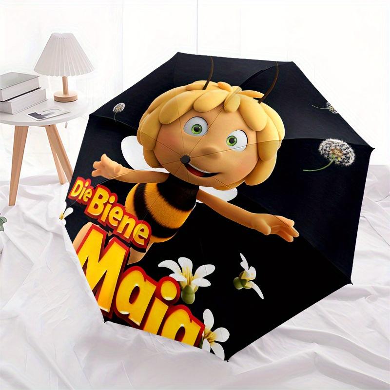1pc Die Biene Maja Umbrella with Plastic Handle,Suitable for All Seasons Home Travel Outdoor UmbrellaM1177