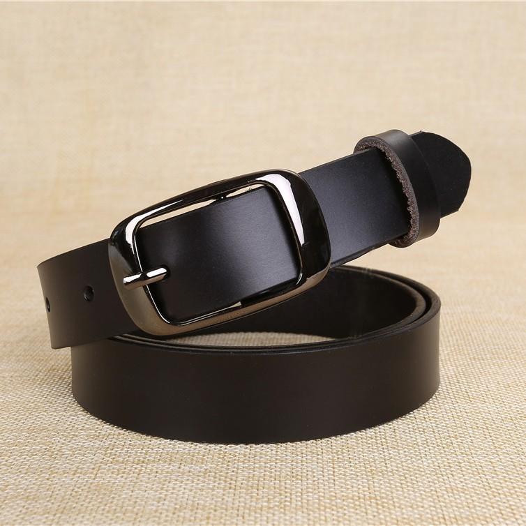 Leather Womens Belt Alloy Buckle Fashion Casual Wide Waist Strap Daily Wear