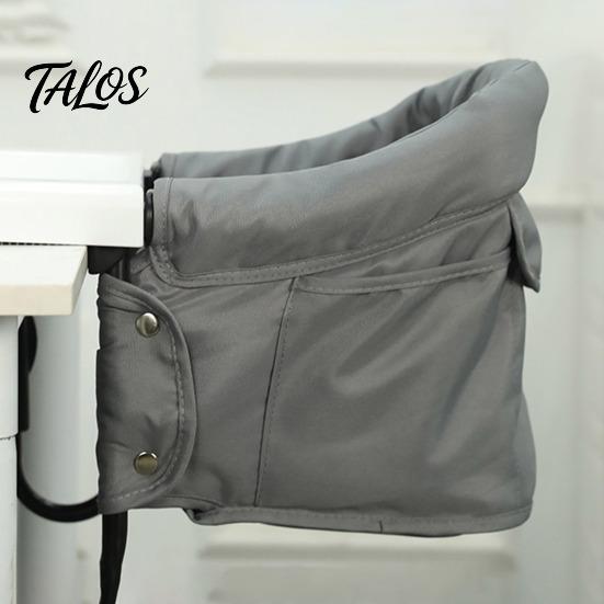 High Stability Portable Chair Baby Dining Table Foldable Waterproof Oxford Cloth 5-Point Stable Safety Belt Adjustable Fixing System Pole
