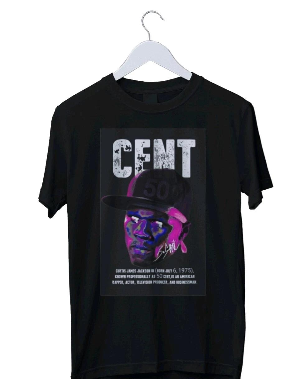 Унисекс Взрослый Винтаж Музыка 50 CENT CURTIS JACKSON МУЗЫКА ХИП-ХОП R&B... XXL