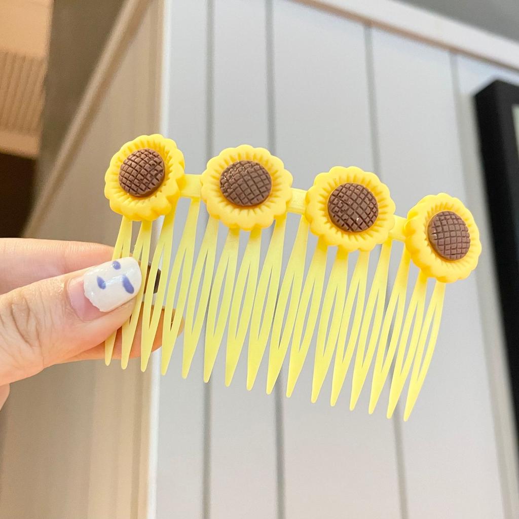 Mode Kinder Haarnadel Kleine Mädchen Pony Gebrochenes Haar Haarnadeln Mädchen Candy Farbe Süße Nette Einsatz Kamm Frauen Haar Zubehör