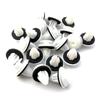 YFFSFDC Car Rivet Interior Clip Clip Nylon Bumper Clip for Mazda Toyota Suzuki (White 100pcs)