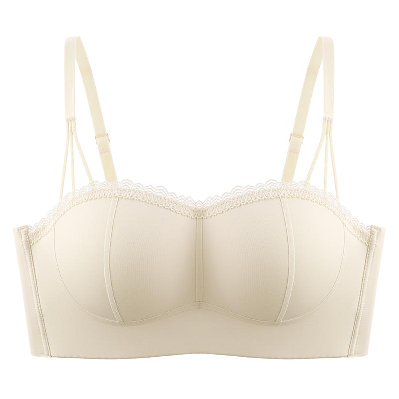 Women's Top Chest Thin Shoulder Strap Small Chest To Show Large Close Pair of Traceless Underwear