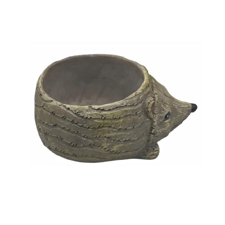 Animal Succulent Pots Cartoon Turtles/Snail/Hedgehog Plant Container Resin Planter for Indoor Cactus and Bonsais