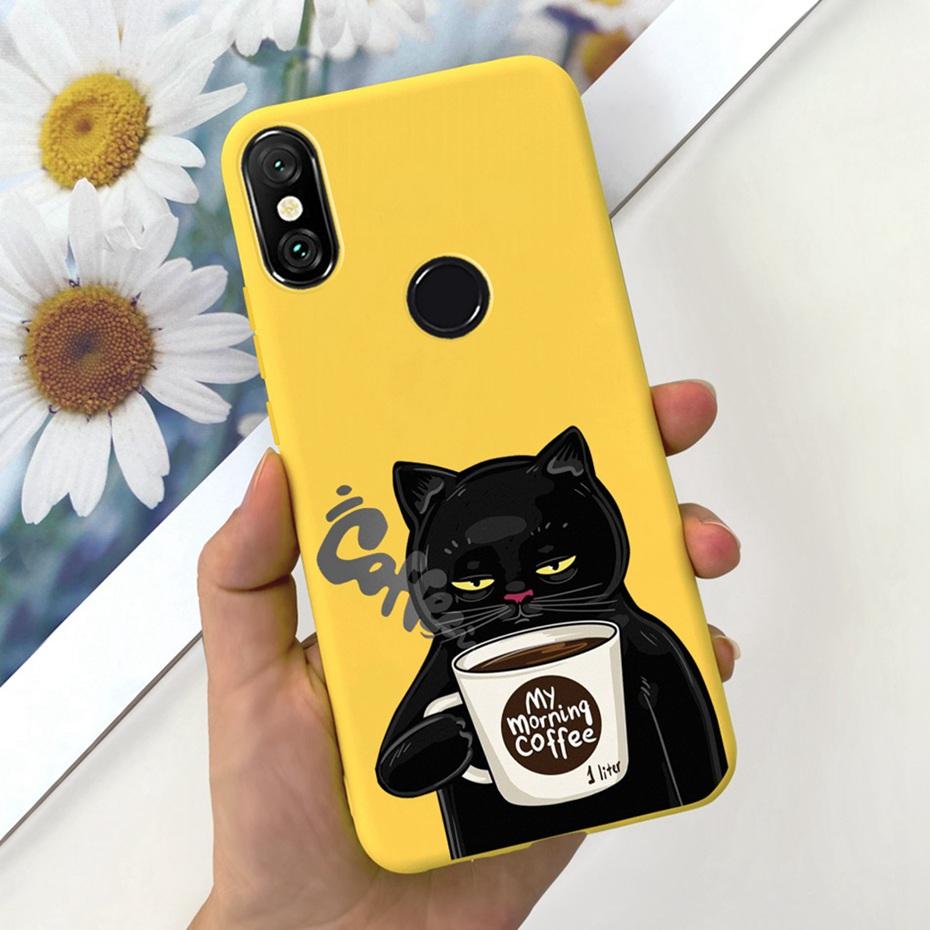 Case For Xiaomi Mi A2 Lite 5.84" Cute Animal Cartoon Candy Color Soft Silicone Phone Bumper For Xiaomi Mi A2lite Back Cover