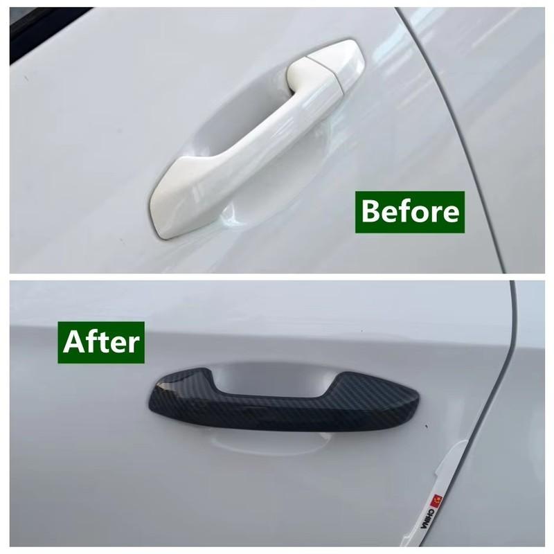 For Kia Seltos Forte Cerato K3      2024 ABS Glossy Black Door Handle Cover Sticker Car Styling Accessories