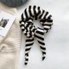 Women Autumn Winter Scarf Shawl Winter Warm Soft Knitted Striped Triangle Scarf Fashion Lady Scarves Headscarf Holiday Gifts