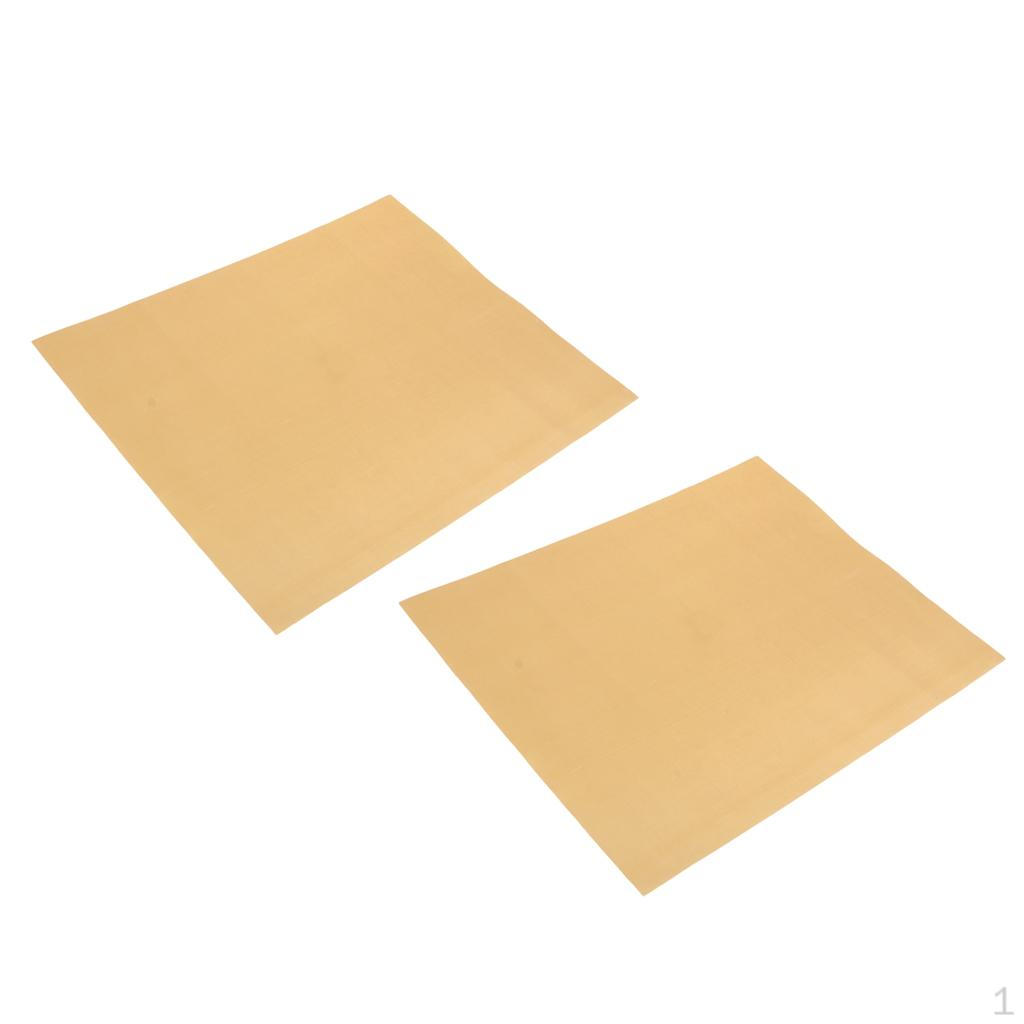 2 Packs Outdoor Camping Barbecue -Resistant grill per bbq Bake Roast Mats золотистый