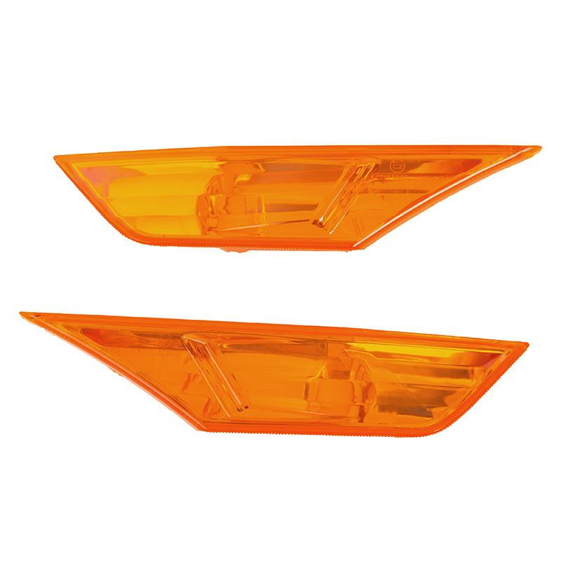 1 Pair Lens Front Bumper Side Marker Light Lamp Housing Fit for Honda for Civic 2016-2021 Sedan Coupe Hatchback Car Replacement Auto Parts