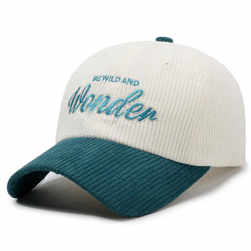 Вельветовая бейсболка Junbie Color-block Adjustable