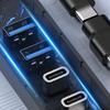 Plastic USB Hubs 4 Port USB3.0 USB2.0 Fast Speed Data Transfer Solution for Enhanceds Productivity In Work Environment