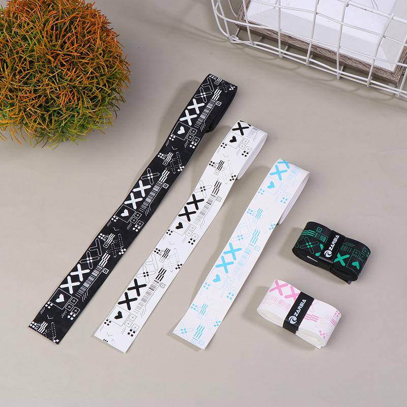 Tennis Badminton Racket Paddle Head Protection Tape Sticker Racket Overgrips Self-Adhesive Shock Absorption Non-Slip Grip Tape