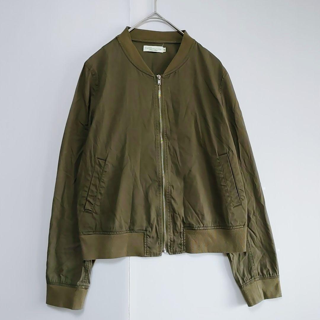 [Earth Music and Ecology] Blouson Khaki Thin M size
