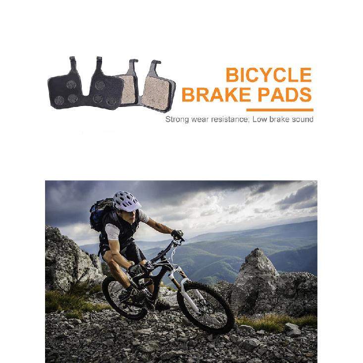 Cycling Brake Pads Resin MTB Bike Hydraulic Brake Pads Quiet Wear-resistant Replacement Accessories for Magura MT5 MT7