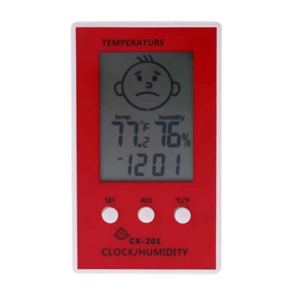 Neu Gesundes Leben Digital LCD Thermometer Hygrometer Feuchtigkeit Komfort Wetter Station