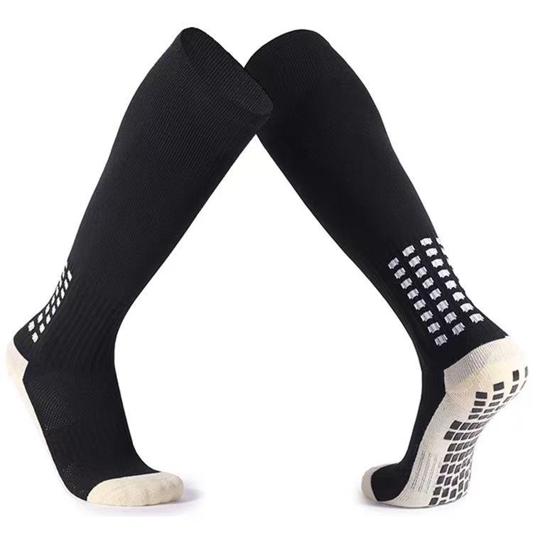 

Hot-Selling Football Socks High Tube Adult Men S Sports Socks Non-Slip Dispensing Thickened Stockings Professional Training H one size fits all чорний