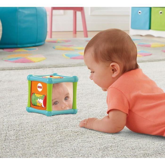 Jouet d'activité cube animal Fisher-Price - BFH80 - Mixte - A partir de 12 mois - Coloré