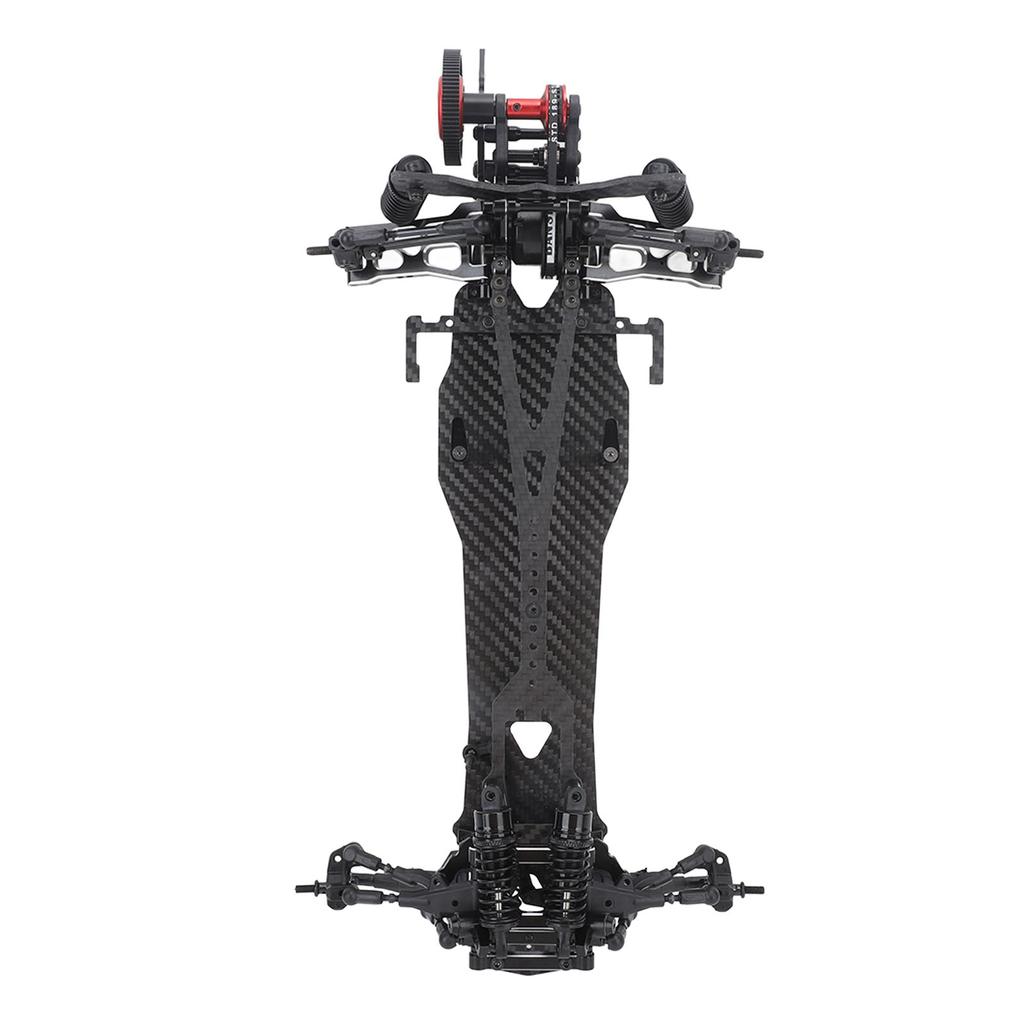 RC Carbon Fiber Frame Kit 265mm Wheelbase 110 Flat Sports Car Frame 110 Scale RC Car Spare Parts