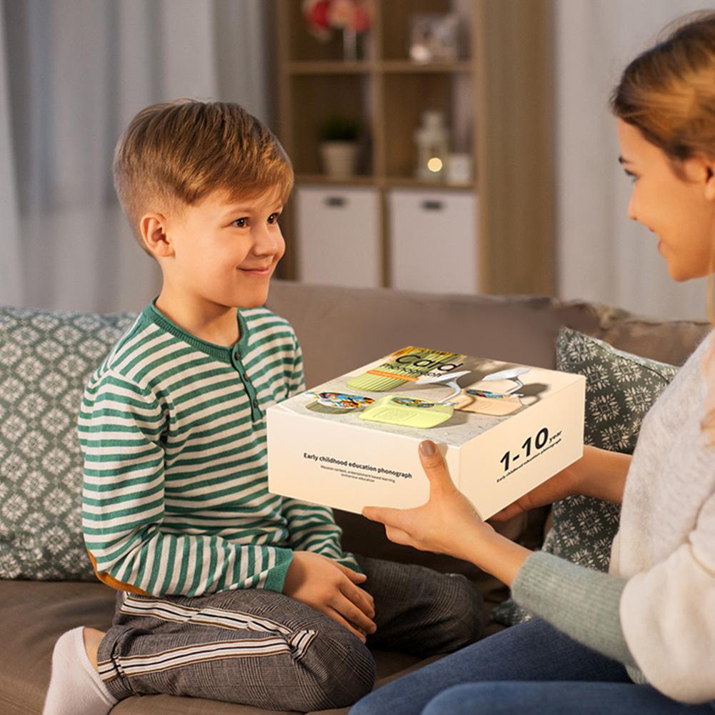 Toddler Record Player with Speakers Story & Music Player Kids Music Player for Boys and Girls Age 3+