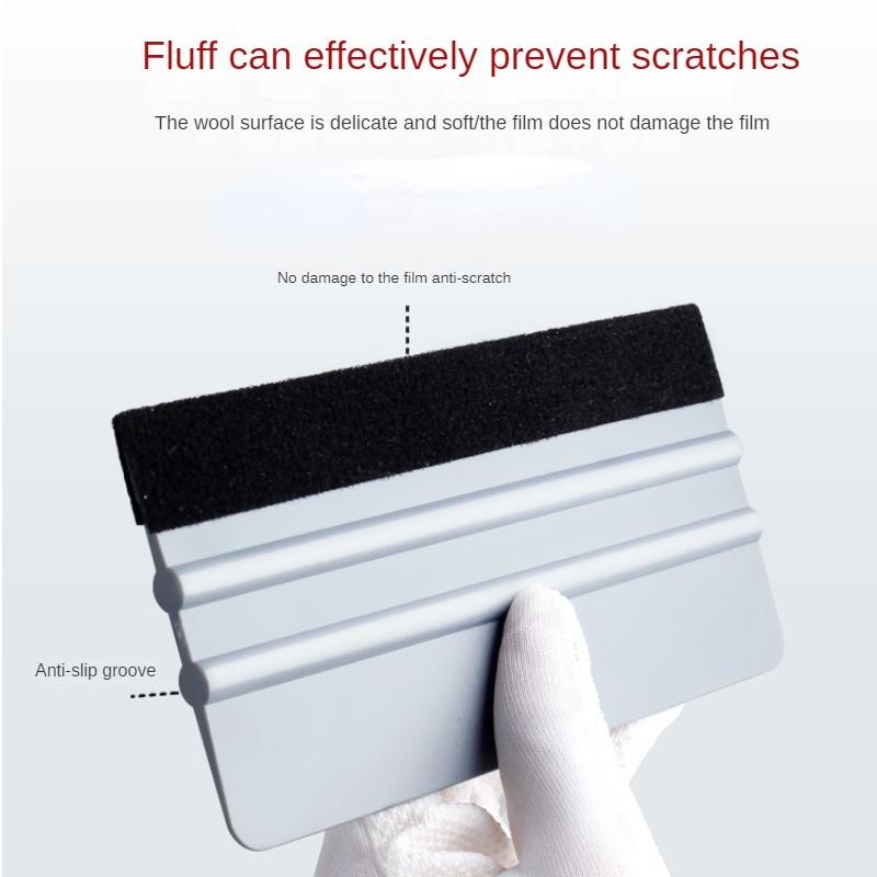 Large Felt Edge Wrapping Squeegee Scratches-Free Decal Applicator Tool For Craft Vinyl Car Vinyl Wrap Graphics Stickers