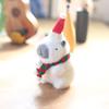 Cute Christmas Kabibala Pendant Plush Toy Doll Capybara Bag Hanging Ornament Keychain Doll