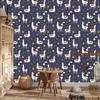 Llama wallpaper animals and rainbows for living room and bedroom 50x1000