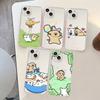 Cartoon Line Dog Phone Case For iPhone 14 13 12 11 Pro Max XS X XR SE 2020 6 7 8 Plus Mini Protective Cover