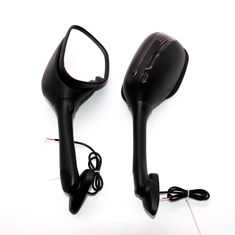Rearview Mirror with Lights for Suzuki GSXR1000 2005-2006 - Sports Car Style Reflectors